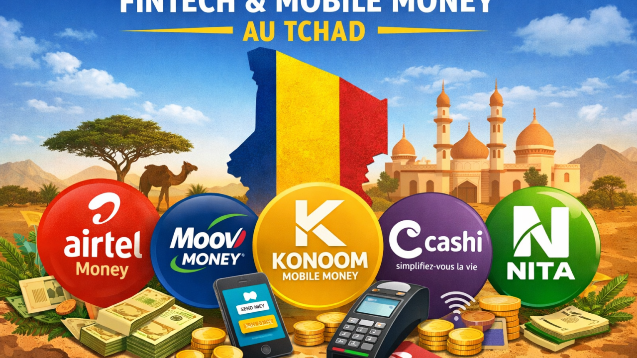 Illustration originale 1 — Le paysage fintech et Mobile Money du Tchad
