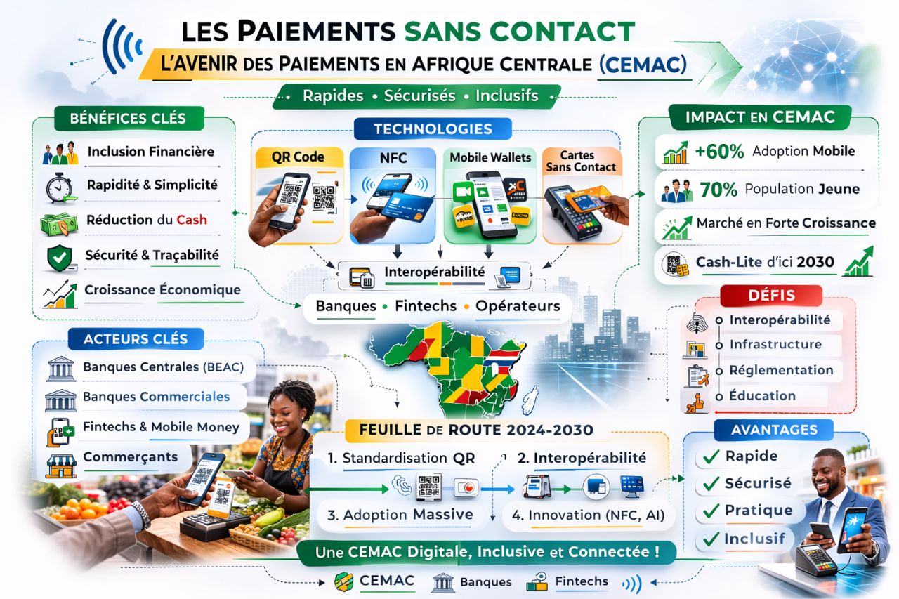 Illustration originale 1 — Les paiements sans contact en Afrique centrale