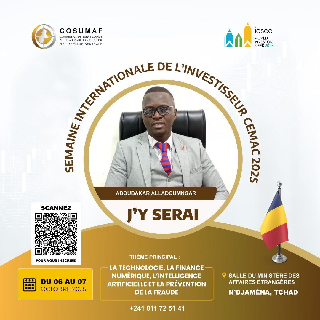Illustration originale 1 — Panéliste à la Semaine de l’investisseur CEMAC 2025